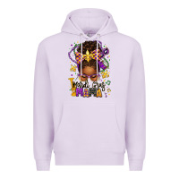 Lilac mardi gras mama afro messy bun Premium Hoodie - texasbilliewilder