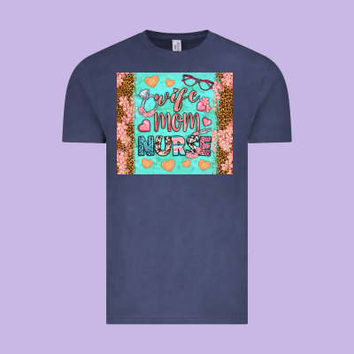 Wife Mom Nurse Tumbler Vintage Tee Designed By Bundleandbundleshop