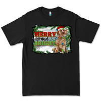 Black merry and bright cockapoo Premium Tee - RanaPortraitStore