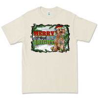 Bone merry and bright cockapoo Premium Tee - RanaPortraitStore