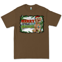 Cacao merry and bright cockapoo Premium Tee - RanaPortraitStore