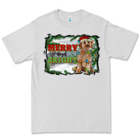 Dove Grey merry and bright cockapoo Premium Tee - RanaPortraitStore