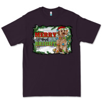 Plum merry and bright cockapoo Premium Tee - RanaPortraitStore