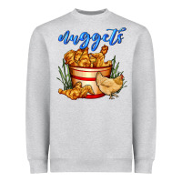 Heather Grey nuggets Heavyweight Sweatshirt - AdoDesignShop