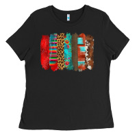 Black mexican brushstroke Ladies Tee - Zillion Design Studio