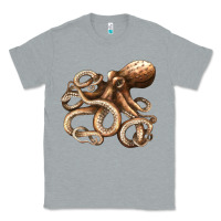 Heather Grey octopus Classic Tee - LillyAllenDesigns