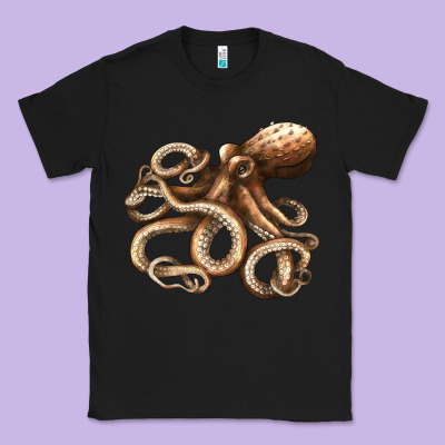 Octopus Classic Tee Designed By Lillyallendesigns