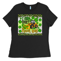 Black a little dirt never hurt st patrick s bulldozer Ladies Tee - JahusDesignShop