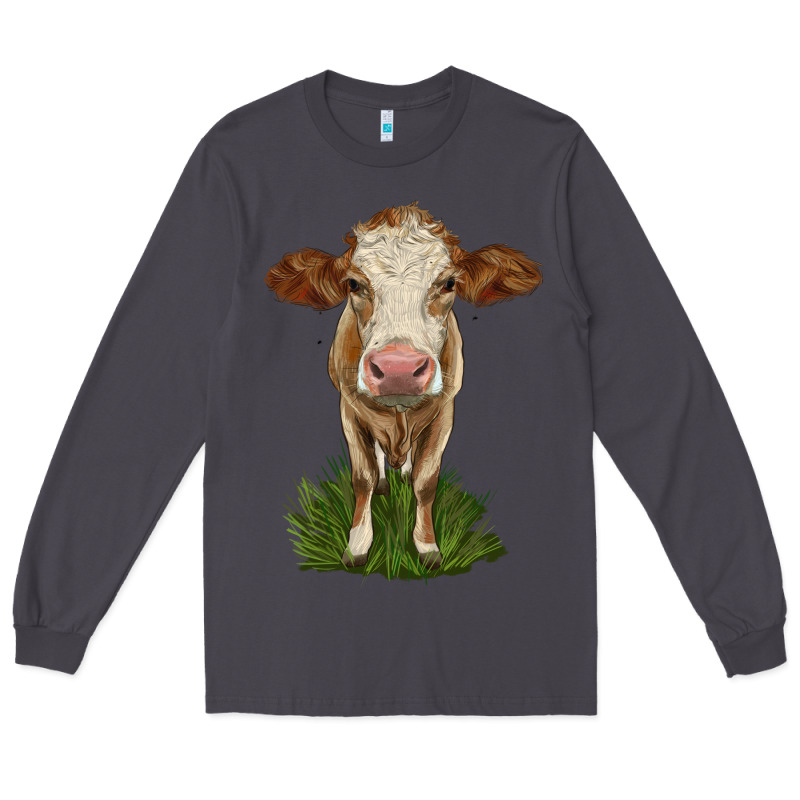 Simmental Heifer Long Sleeve Tee by LillyAllenDesigns | Teevron