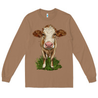Toasted Coconut simmental heifer Long Sleeve Tee - LillyAllenDesigns