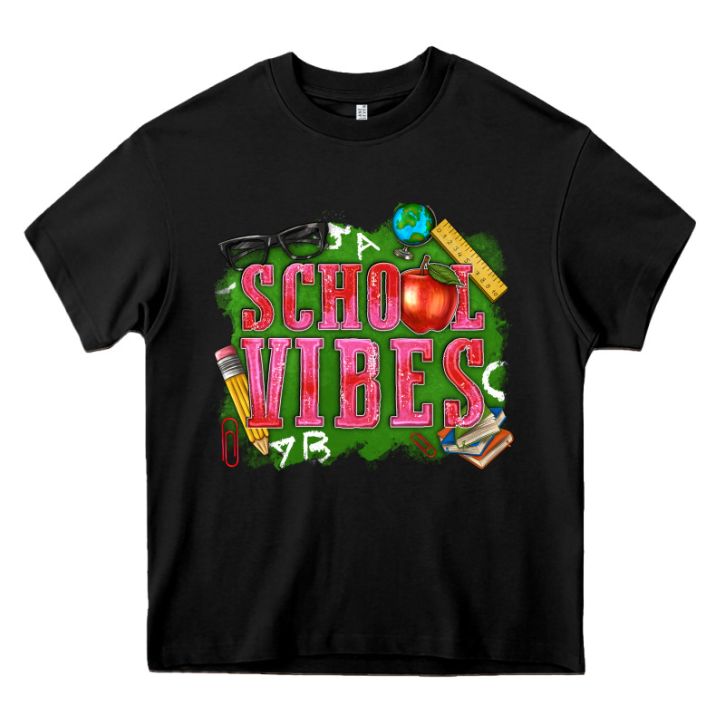 School Vibes Heavy Core Tee by texasbilliewilder | Teevron