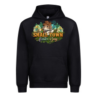 Black Small town Easter Day Urban Hoodie - HowdyJamesFarm