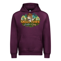 Mauve Wine Small town Easter Day Urban Hoodie - HowdyJamesFarm