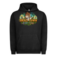 Pigment Black Small town Easter Day Urban Hoodie - HowdyJamesFarm