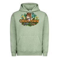 Pigment Oil Green Small town Easter Day Urban Hoodie - HowdyJamesFarm