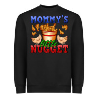 Black mommy's little nugget Heavyweight Sweatshirt - AdoDesignShop