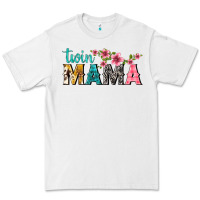 White twin mama with flowers Premium Tee - texasbilliewilder