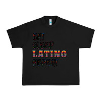 Black eat sleep latino repeat Urban Heavy Tee - BundleAndBundleShop