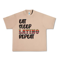 Burro eat sleep latino repeat Urban Heavy Tee - BundleAndBundleShop