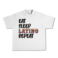 Lunar Rock eat sleep latino repeat Urban Heavy Tee - BundleAndBundleShop