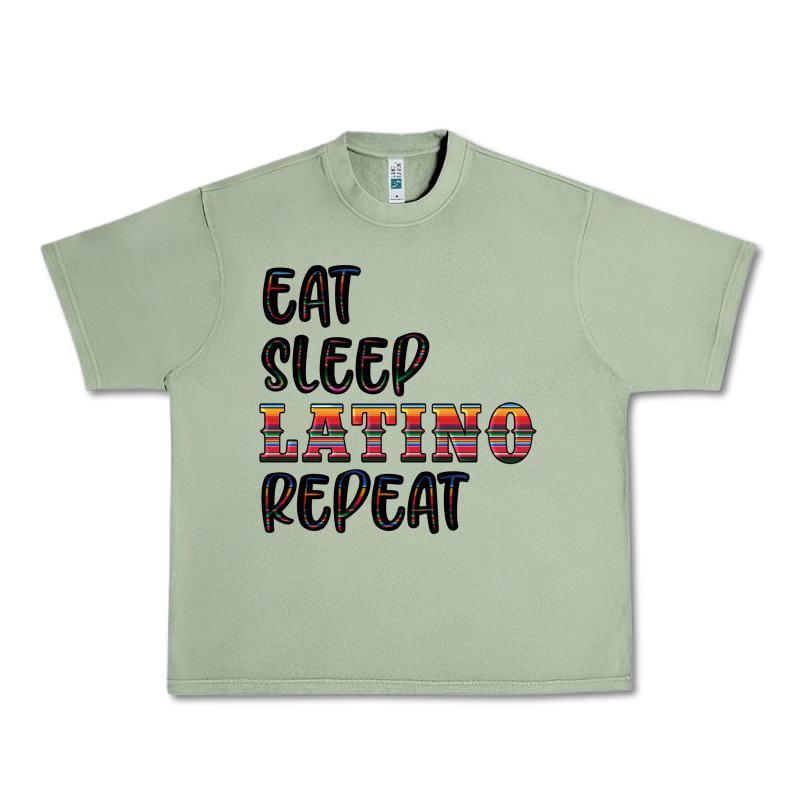 Eat Sleep Latino Repeat Urban Heavy Tee by BundleAndBundleShop | Teevron