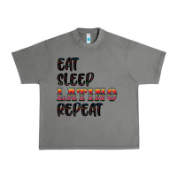 Tornado eat sleep latino repeat Urban Heavy Tee - BundleAndBundleShop