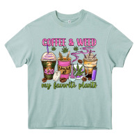 Arona coffee and weed my favorite plants Heavy Core Tee - Zillion Design Studio