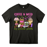 Asphalt coffee and weed my favorite plants Heavy Core Tee - Zillion Design Studio