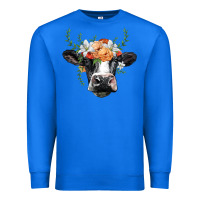 True Royal holstein cow head Premium Sweatshirt - BarkalooDesign