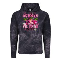 Cloud Black in october we wear pink teachers Vintage Hoodie - AdoDesignShop