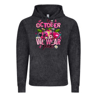 Vintage Black in october we wear pink teachers Vintage Hoodie - AdoDesignShop