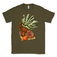 Army Green Coral Reef Classic Tee - LillyAllenDesigns