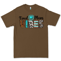 Cacao tired mom vibes Premium Tee - texasbilliewilder