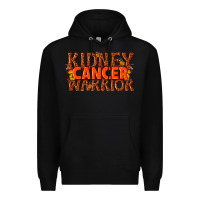 Black kidney cancer warrior Premium Hoodie - texasbilliewilder