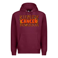 Burgundy kidney cancer warrior Premium Hoodie - texasbilliewilder