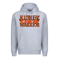 Heather Grey kidney cancer warrior Premium Hoodie - texasbilliewilder