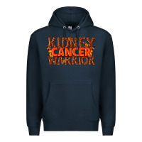 Navy kidney cancer warrior Premium Hoodie - texasbilliewilder