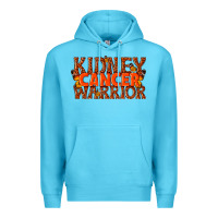 Ocean Blue kidney cancer warrior Premium Hoodie - texasbilliewilder