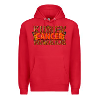 Red kidney cancer warrior Premium Hoodie - texasbilliewilder