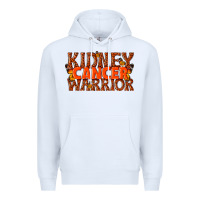 White kidney cancer warrior Premium Hoodie - texasbilliewilder