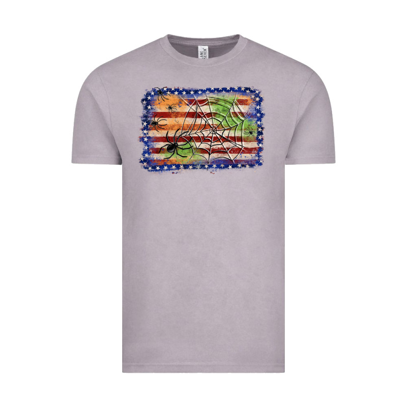 American Flag Halloween Background Vintage Tee by JahusDesignShop | Teevron