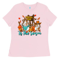 Bubblegum Pink Tis The Season Ladies Tee - RanaPortraitStore