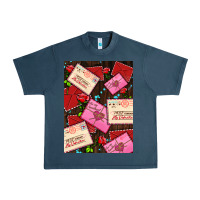 Midnight Navy love letters with roses  air Urban Heavy Tee - AdoDesignShop