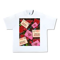 White love letters with roses  air Urban Heavy Tee - AdoDesignShop