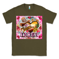 Army Green Be Mine Valentine Classic Tee - CowhideDigitalArt