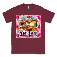 Burgundy Be Mine Valentine Classic Tee - CowhideDigitalArt