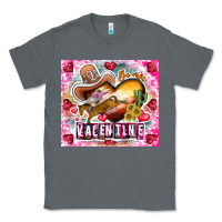 Charcoal Heather Be Mine Valentine Classic Tee - CowhideDigitalArt