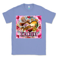 Colony Blue Be Mine Valentine Classic Tee - CowhideDigitalArt