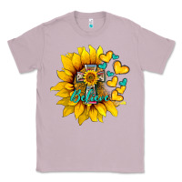 Lilac western sunflower  cross believe Classic Tee - BarkalooDesign