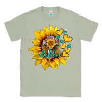 Matcha western sunflower  cross believe Classic Tee - BarkalooDesign